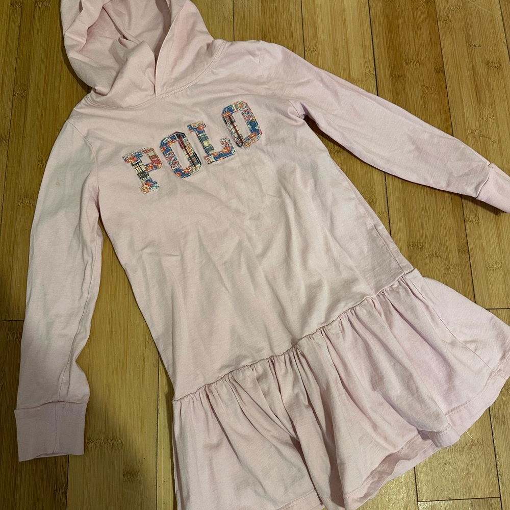 Polo by Ralph Lauren Pink Hooded Sweatshirt